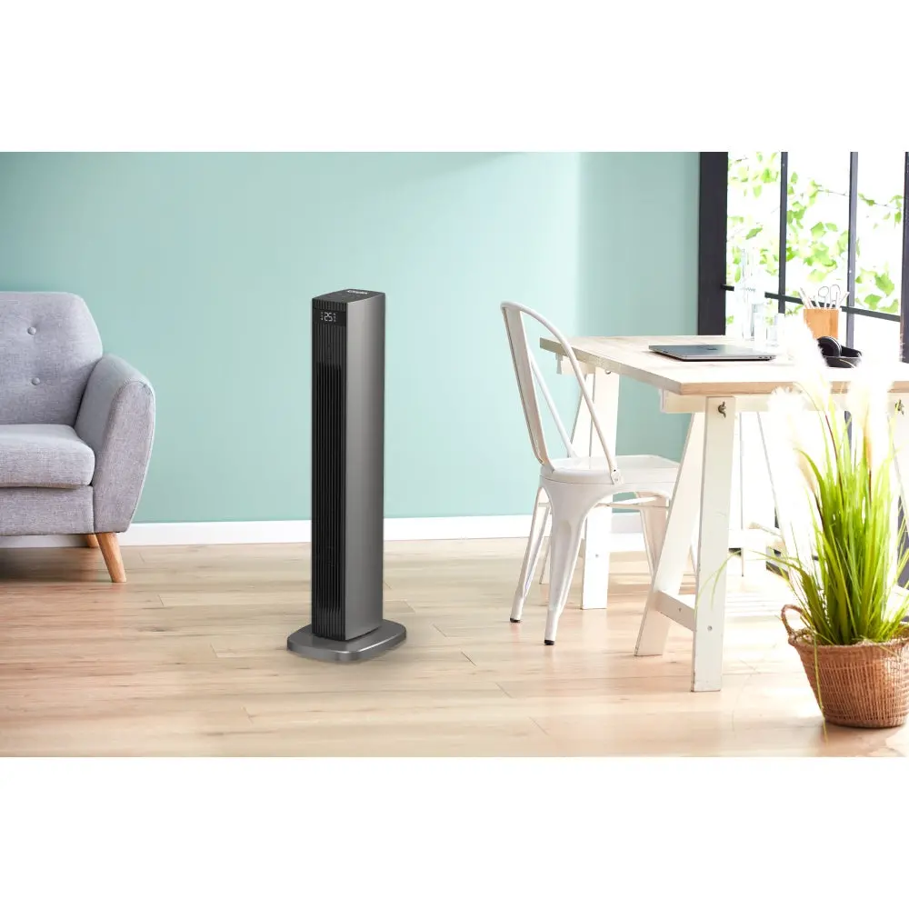 Dimplex 2200W Dc Digital Ceramic Oscillating Electric Heater With 12H Timer (Grey) 2