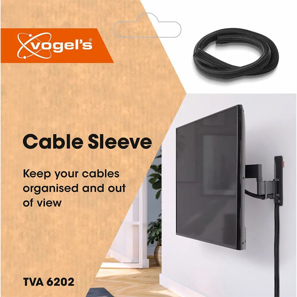 Vogel's Tva 6202 100Cm Cable Management Sleeve (Black) 2