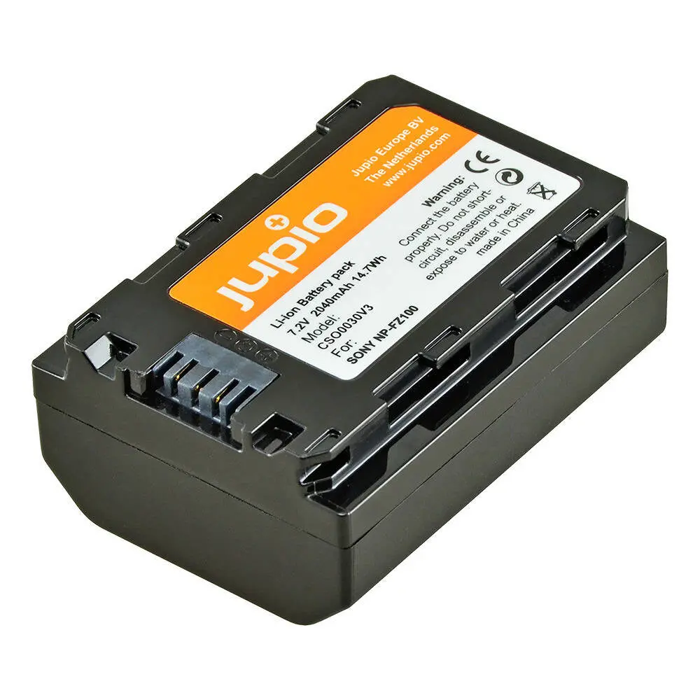 Jupio Li-Ion 7.2V 2040Mah Rechargeable Battery For Sony Np-Fz100 Digi Camera 1