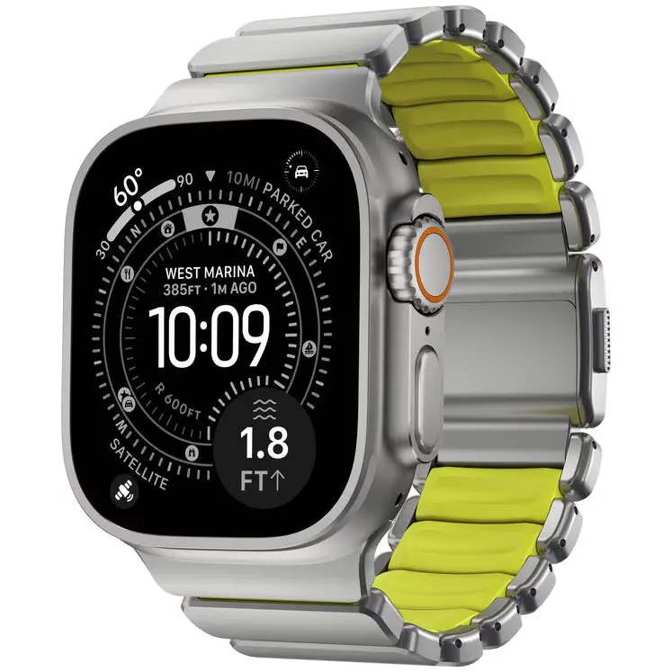 Nomad Stratos - Apple Watch 49Mm/Ultra1&2 (Natural/Volt) 1