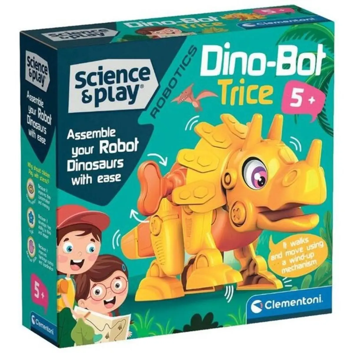 Clementoni Science And Play Robotics Dino Bot Triceratop Toy 1