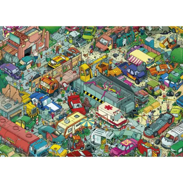 1000Pc Lectr Car Cemetry Puzzle 1