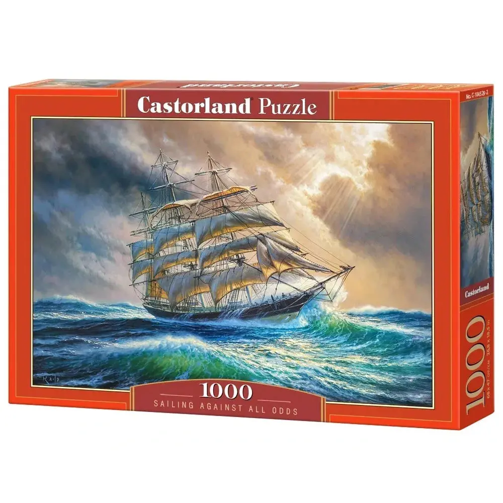 Castorland 1000-Pieces Sailing Against All Odds Puzzle 1