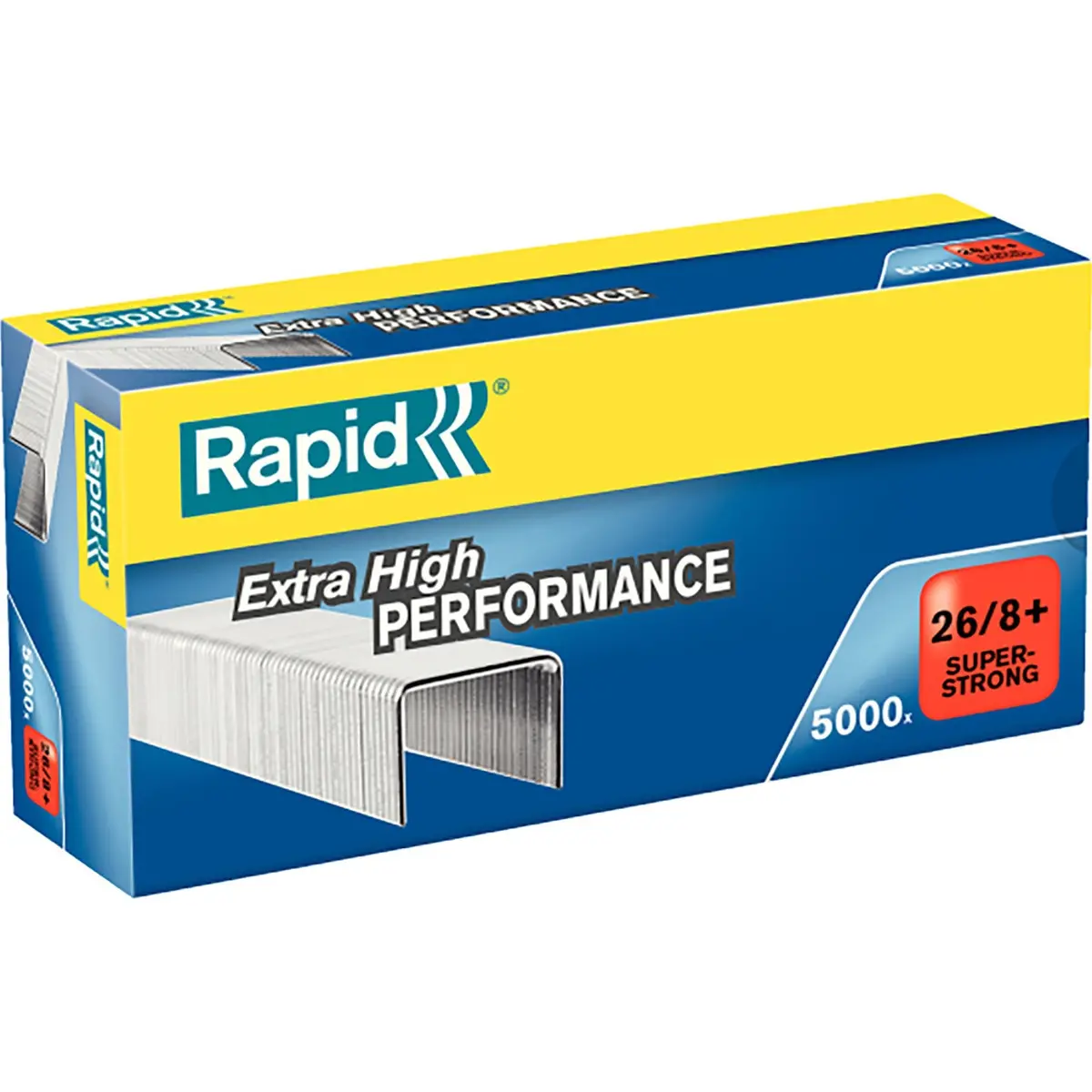 Rapid High Performance Staples 26/8 Box 5000 1