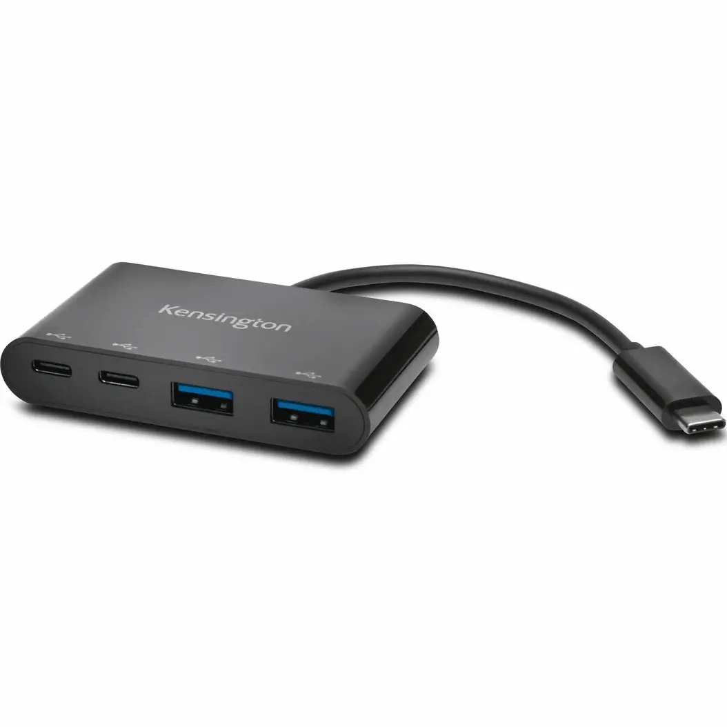 Kensington Ch1000 Usb-C 4 Port Usb Hub Adapter Extender 1