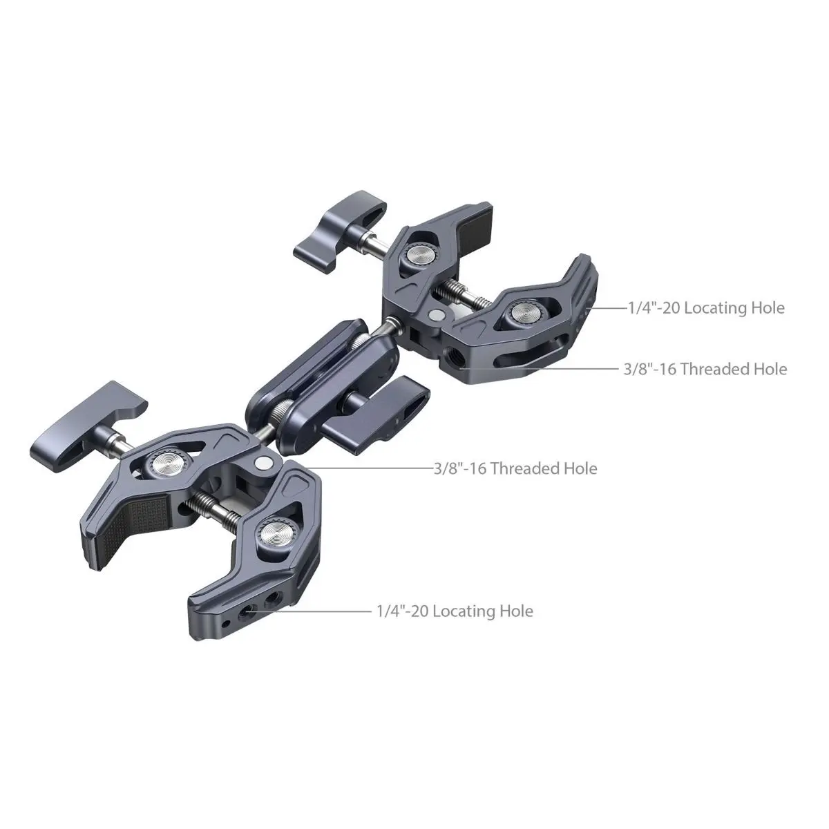Smallrig Super Clamp With Double Crab-Shaped Clamps 4103B 2