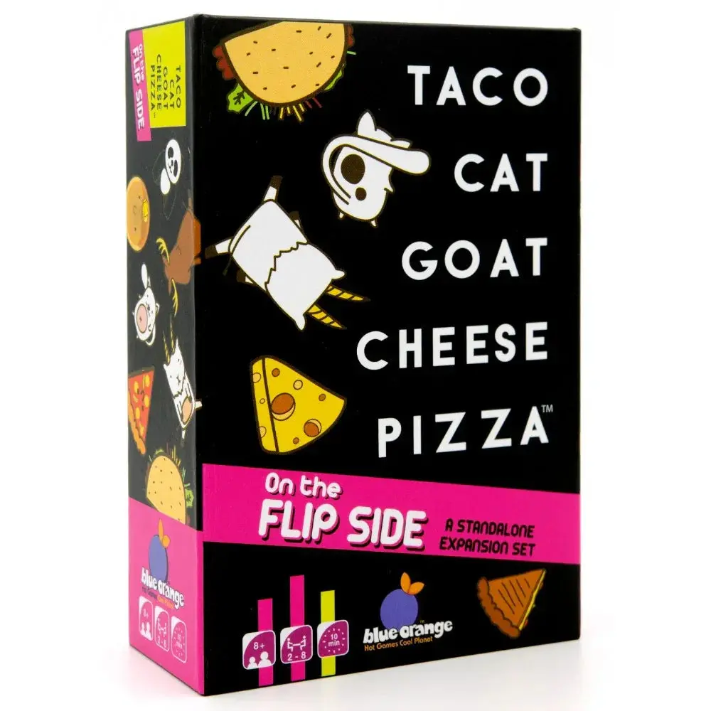 Blue Orange Games Taco Cat Goat Cheese Pizza On The Flip Side Stand Alone Expansion 1