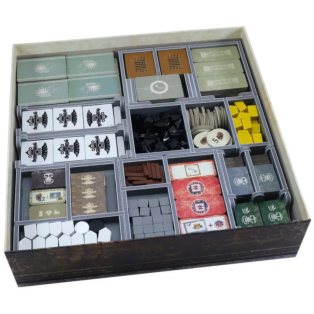 Folded Space Game Inserts - Teotihuacan And Expansion 1