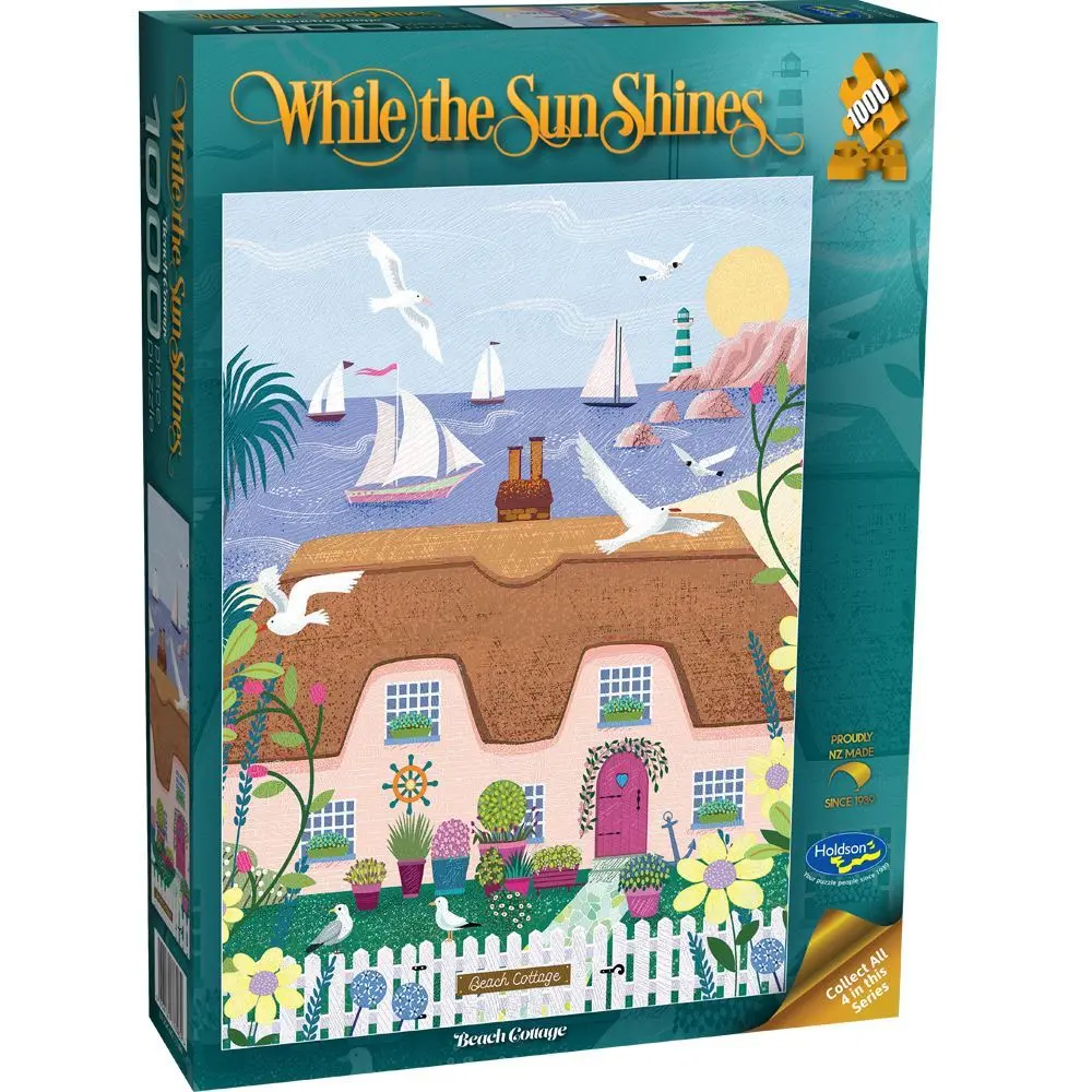 Holdson 1000Pc While Sun Shines Cove Cottage Puzzle 1