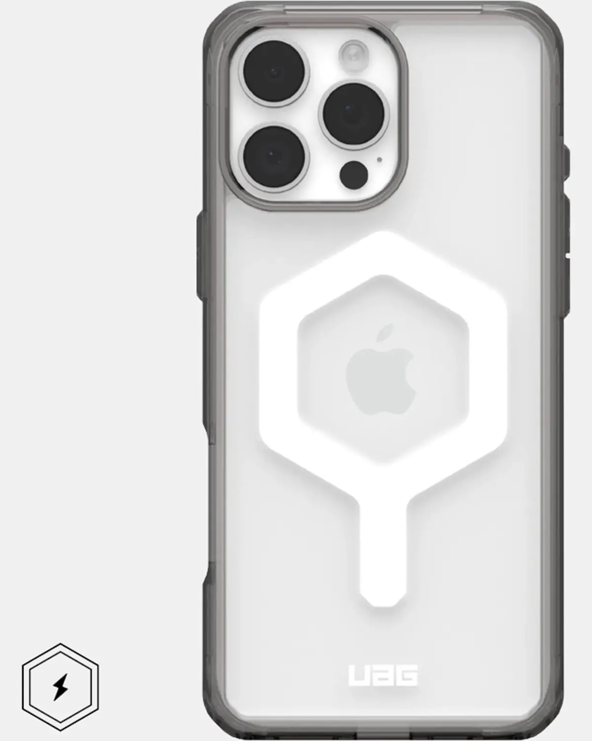 Uag Plyo Magsafe Compatible Phone Case For Iphone 16 Pro Max (Ice/White) 2