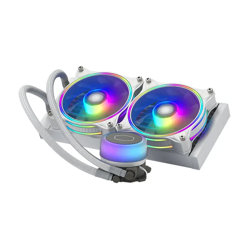 Cooler Master Ml240 Illusion Addressable Rgb Cpu Cooler (White) 1