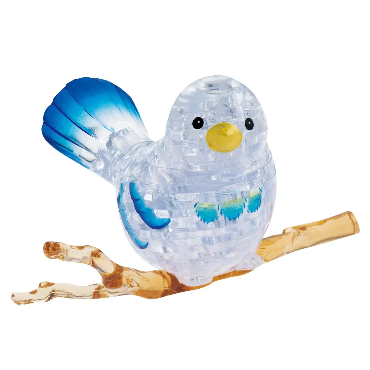 Bepuzzled 3D Crystal Puzzle: Clear Bird 1