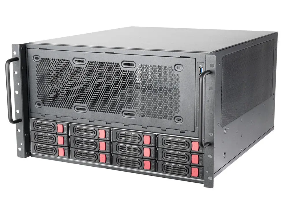 Silverstone 6U 12-Bay Rackmount Chassis (Sst-Rm61-312) 2