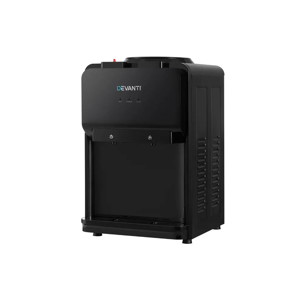 Devanti Water Cooler Dispenser Bench Top Black 1