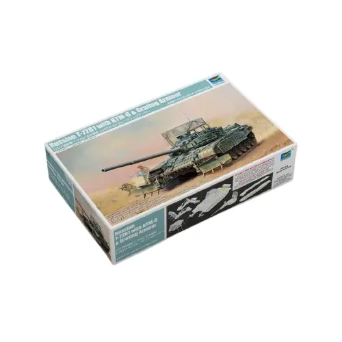 Trumpeter 1/35 T-72B1 Russian Tank With Ktm-6 1
