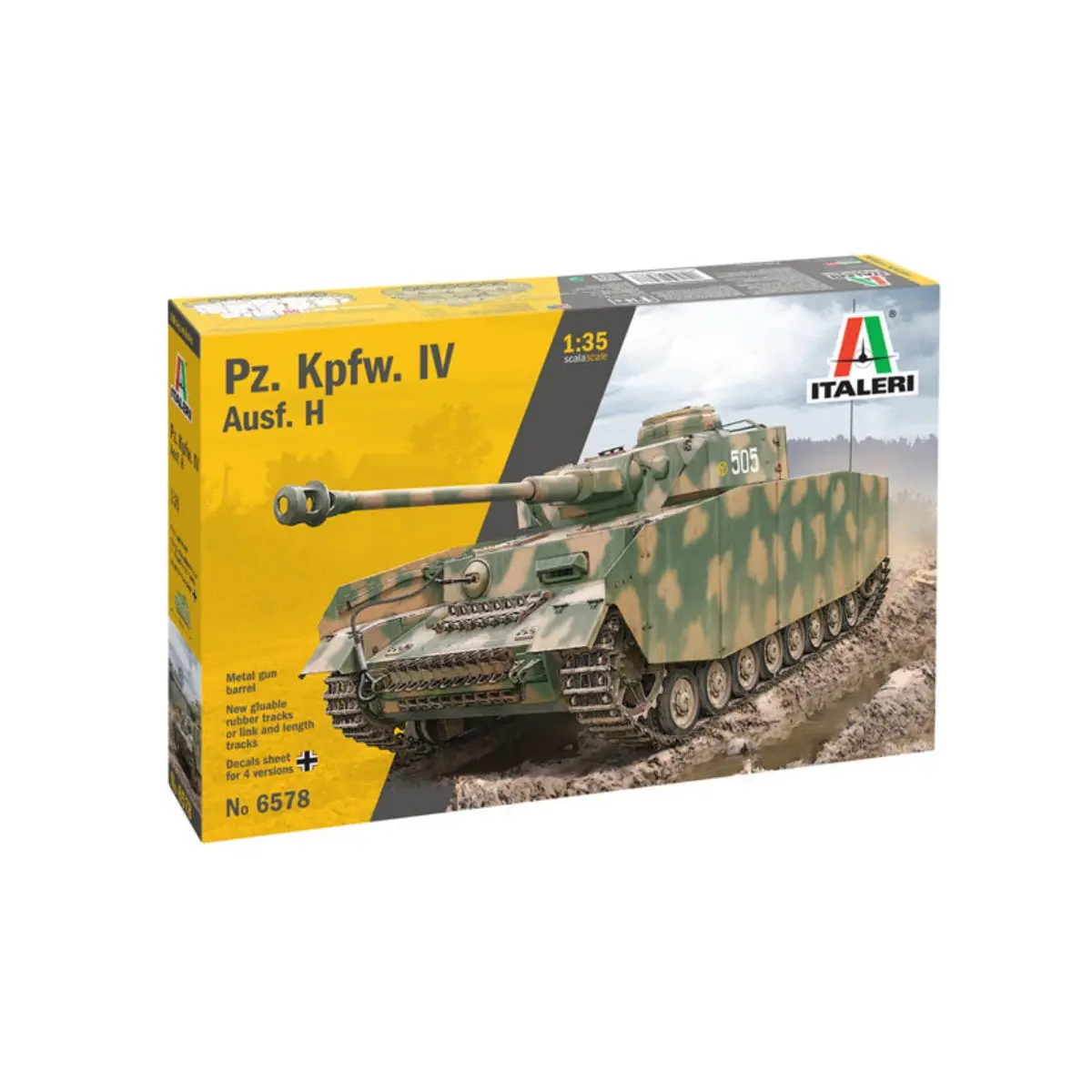 Italeri 1/35 Pz. Kpfw. Iv Ausf. H 1