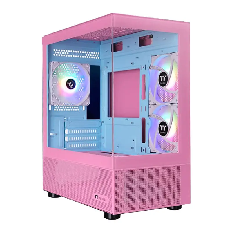 Thermaltake View 170 Argb Tg Micro-Atx Case - Bubble Pink (Ca-1Z4-00Mawn-00) 1