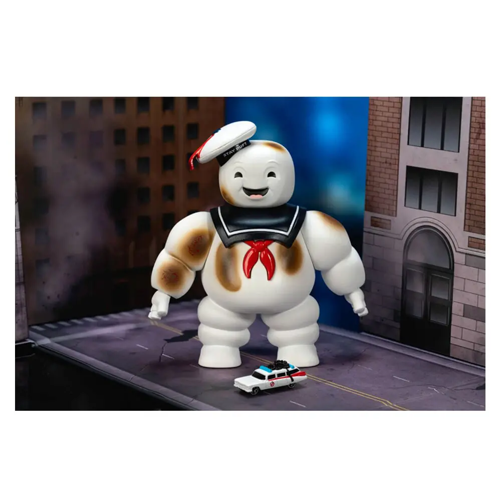 Jada Ghostbusters Stay Puft Marshmallow Man 6" With Ecto-1 Next Level Nano Set 2