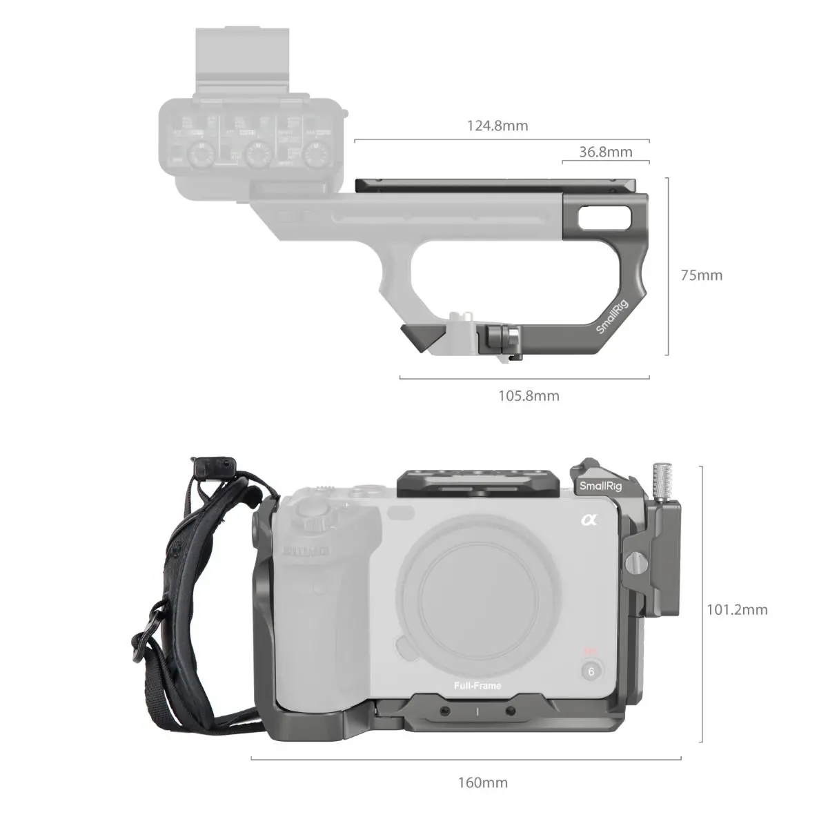 Smallrig Hawklock Quick Release Advanced Cage Kit For Sony Fx3 / Fx30 4771 2