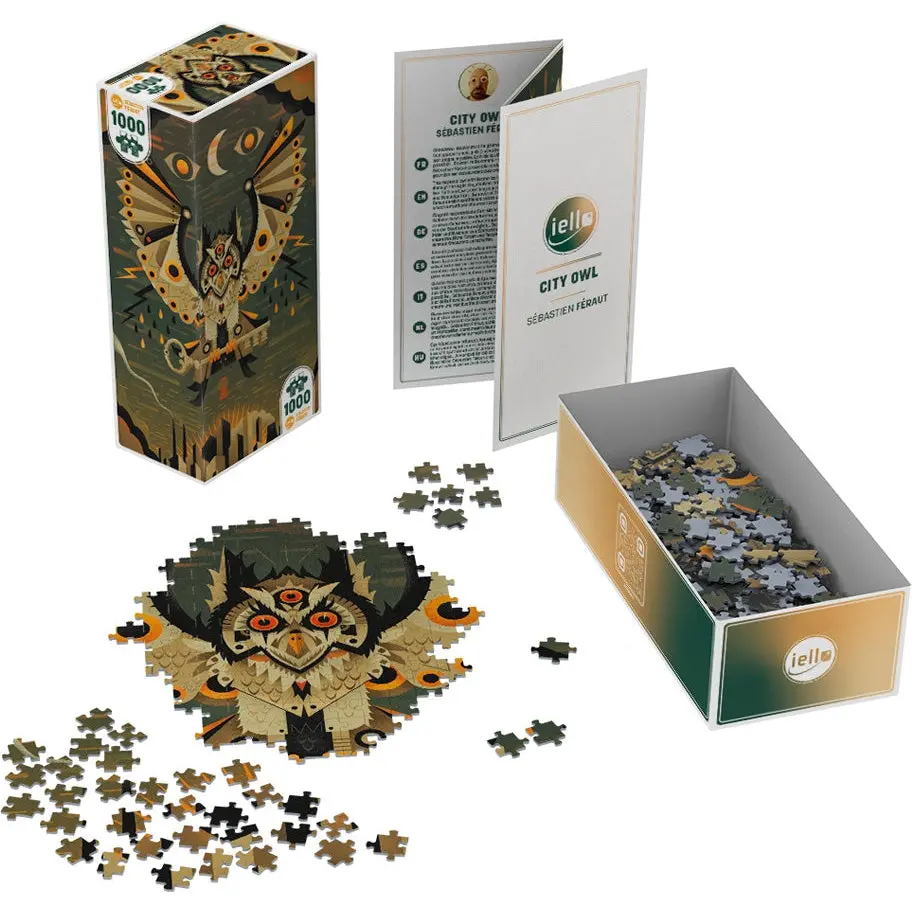 Iello Puzzle Universe City Owl #12 1000 Pieces 2
