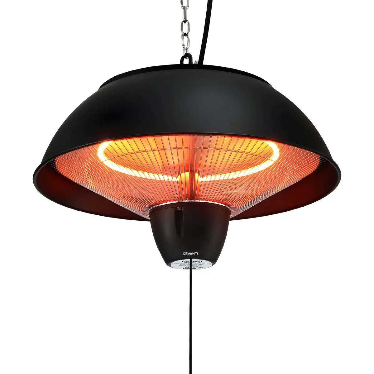Devanti 1500W Electric Patio Infrared Heater Hanging Heaters Ceiling Mounted Remote 1
