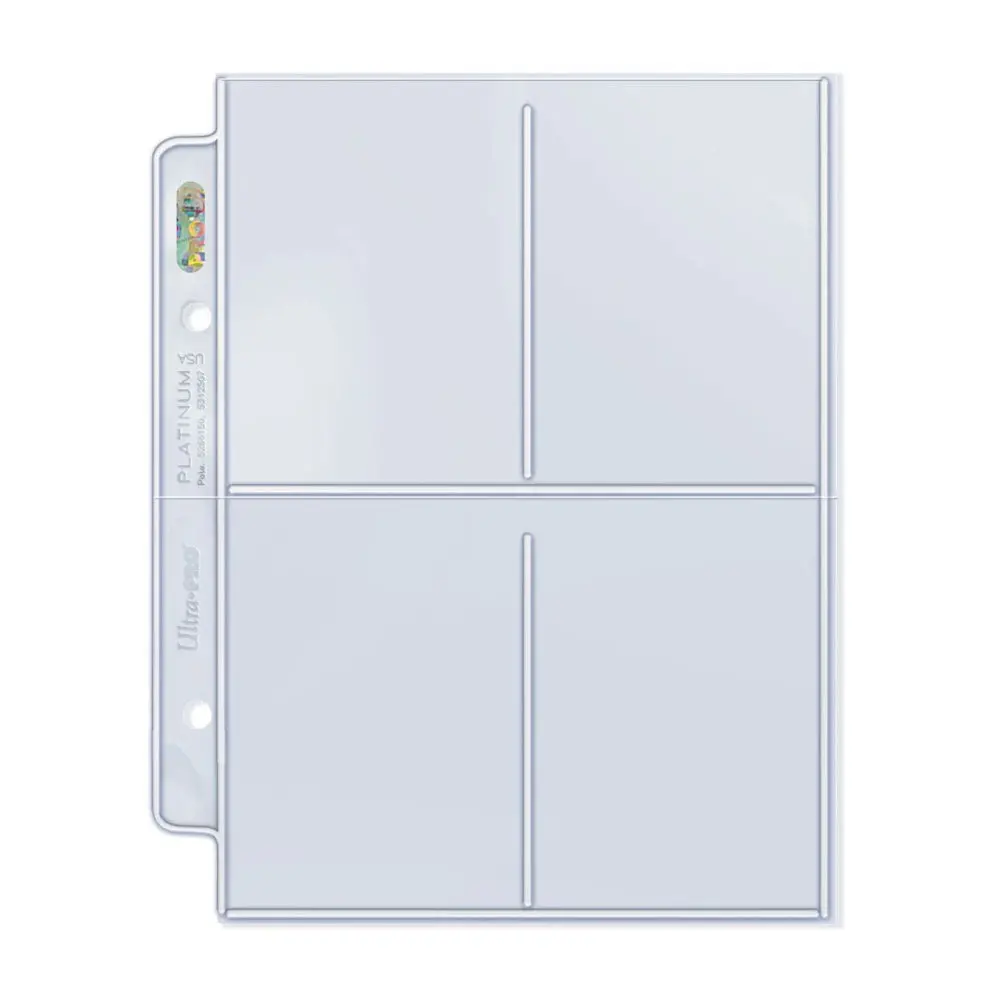 Ultra Pro: Up81425 4-Pocket Page For Mini 2-Ring Albums 1