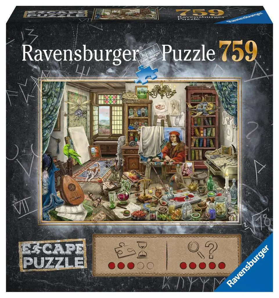Ravensburger 759Pc Wt Escape Puzzle: Artists Studio 1