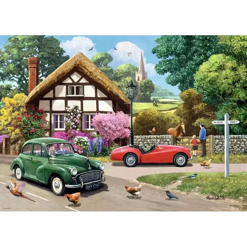 Ravensburger 1000Pc Leisure Days No.9 A Country Drive Puzzle 2