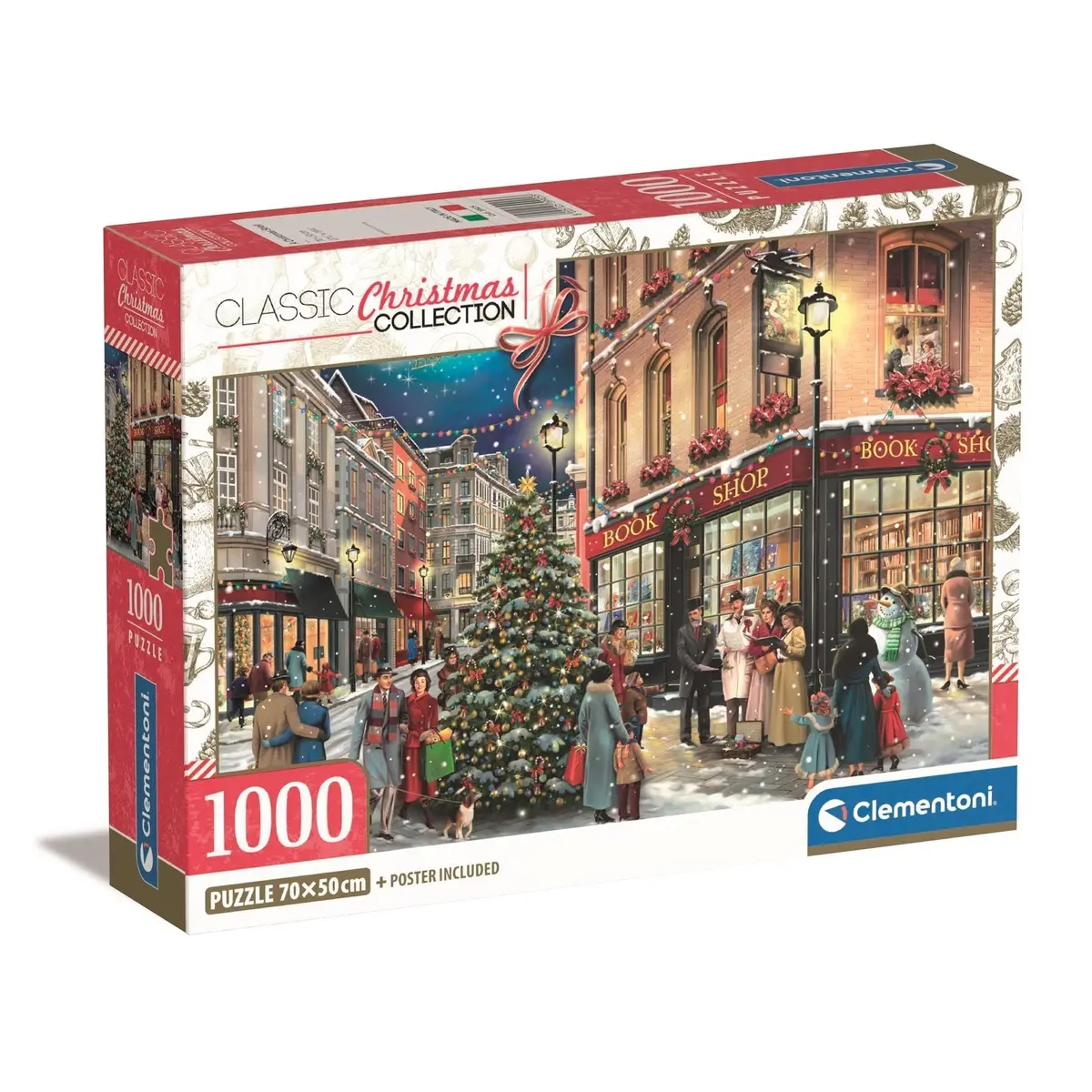 Clementoni Puzzle A Christmas Stroll 1,000 Pieces 1