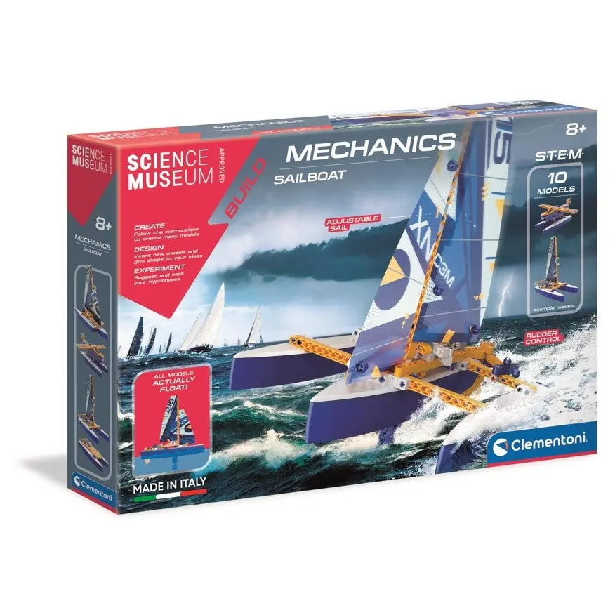 Clementoni Science & Play Mechanical -  Sailing Boat Trimaran Toy 1
