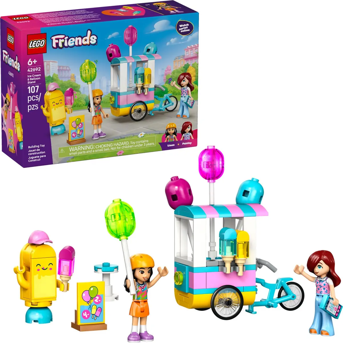 Lego 42692 Ice Cream & Balloon Stand - Friends 1