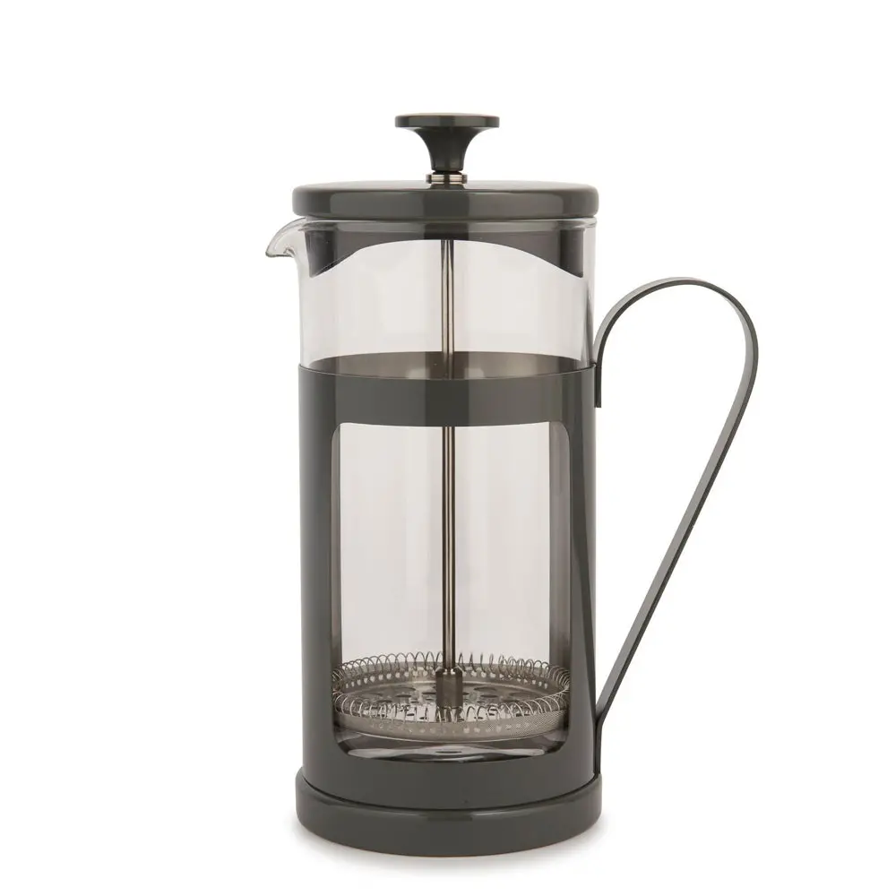 La Cafetiere Monaco 8-Cup 1L Stainless Steel/Glass French Press (Cool Grey) 1