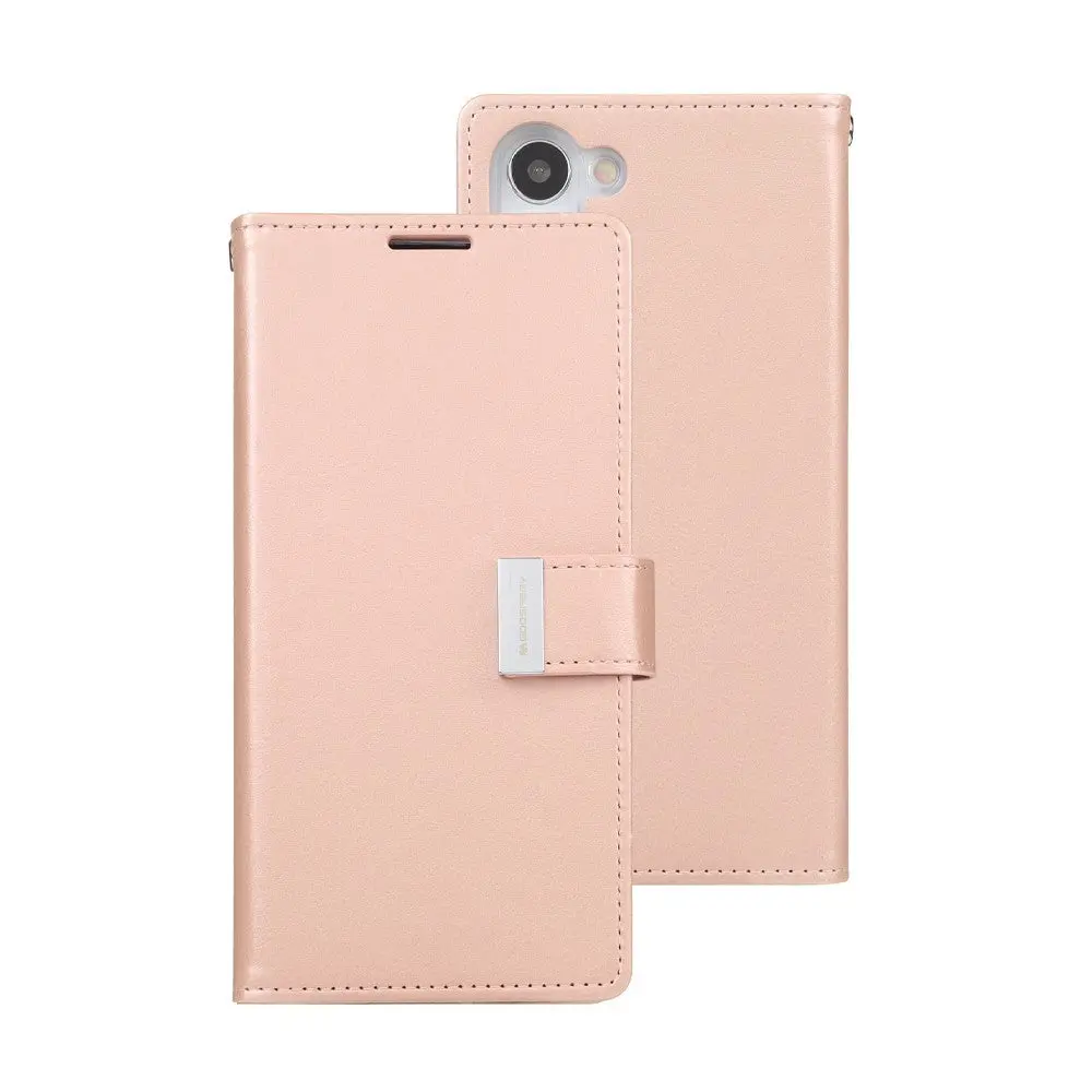 Goospery Rich Diary Case For Samsung Galaxy S23 Plus - Rose Gold 1