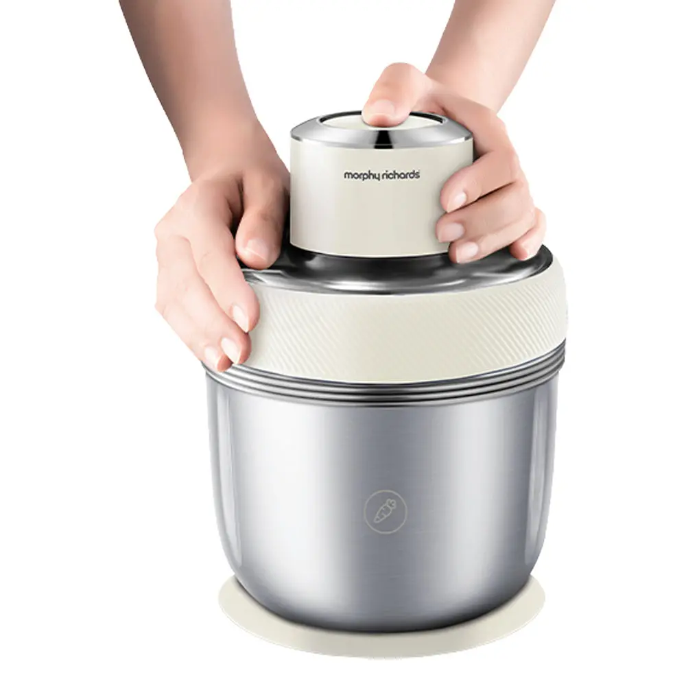 Morphy Richards Stainless Steel Electric Kitchen Cooking Chopper (White) 2