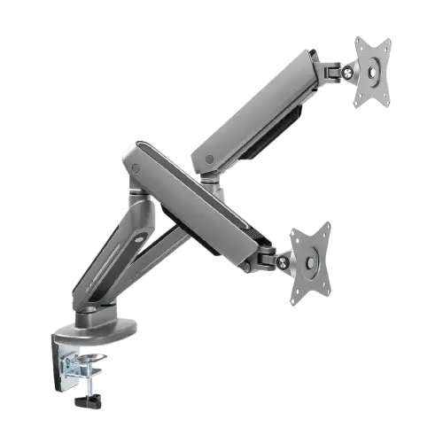 Desky Dual Led Monitor Arm - Space Grey 1