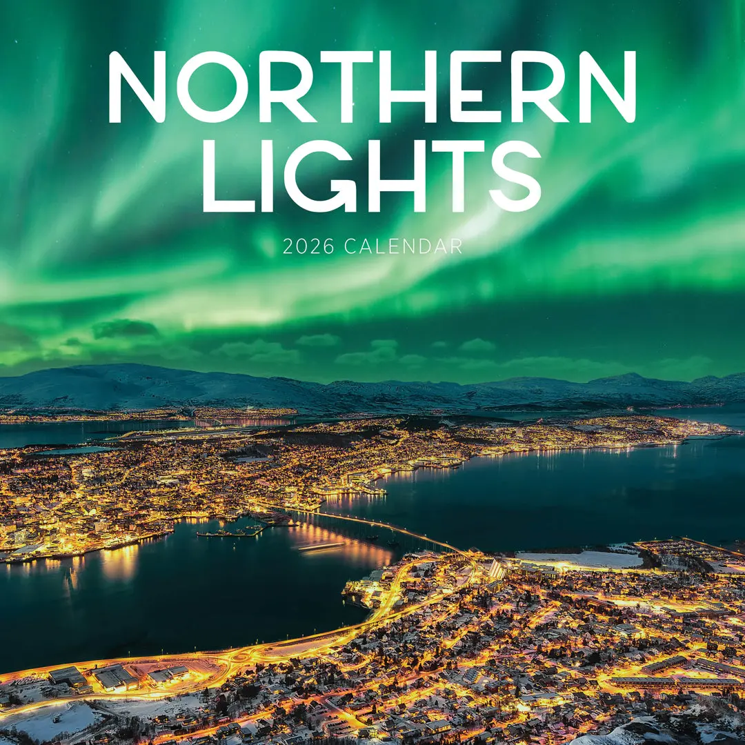 Paper Pocket Northern Lights 2026 Calendar 1