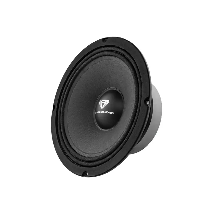 Black Diamond Dia-M8 8" Mid-Range 8-Ohm Car Speaker (Single) 1