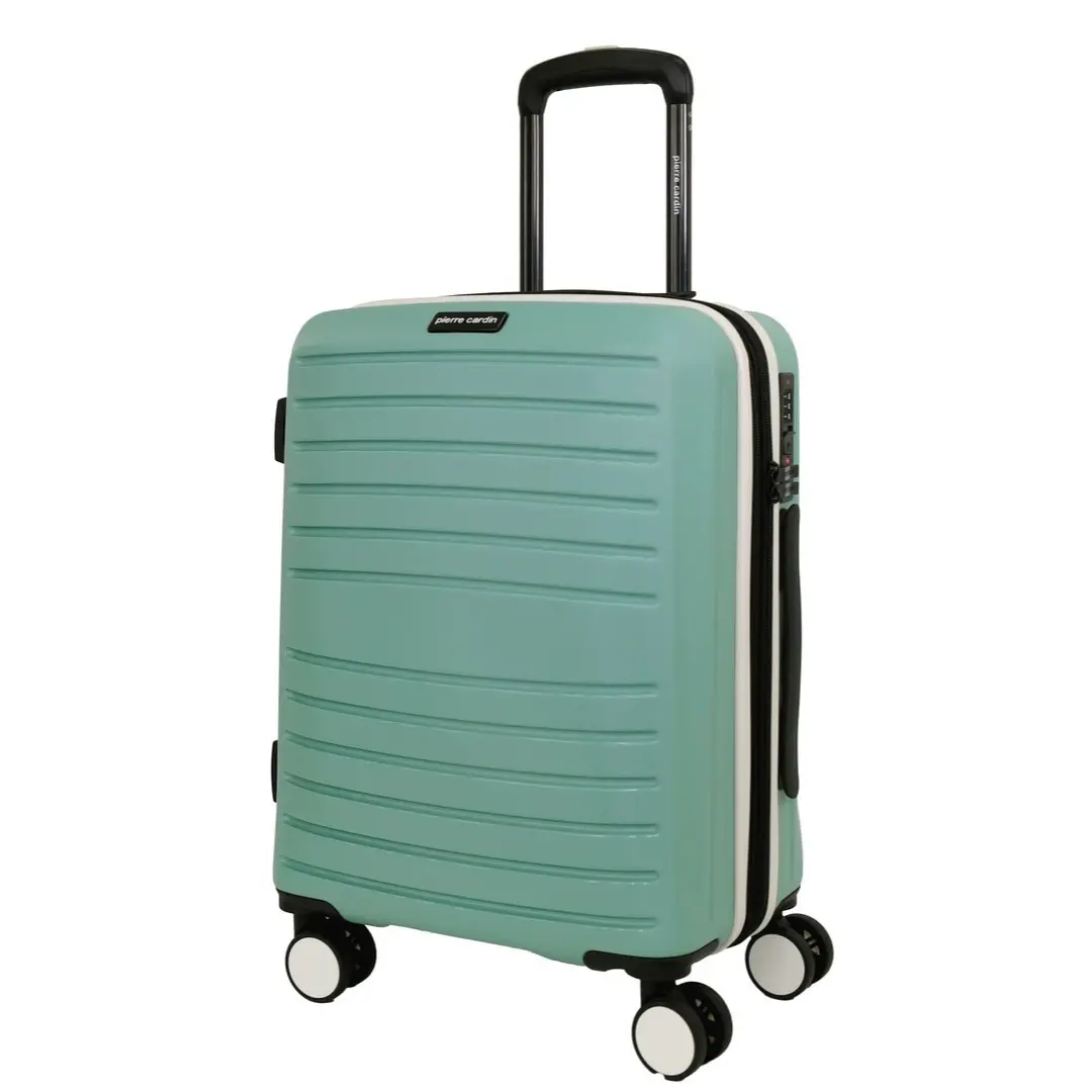 Pierre Cardin Classic Cabin 56L Hard Shell Case Travel Luggage (Mint) 1
