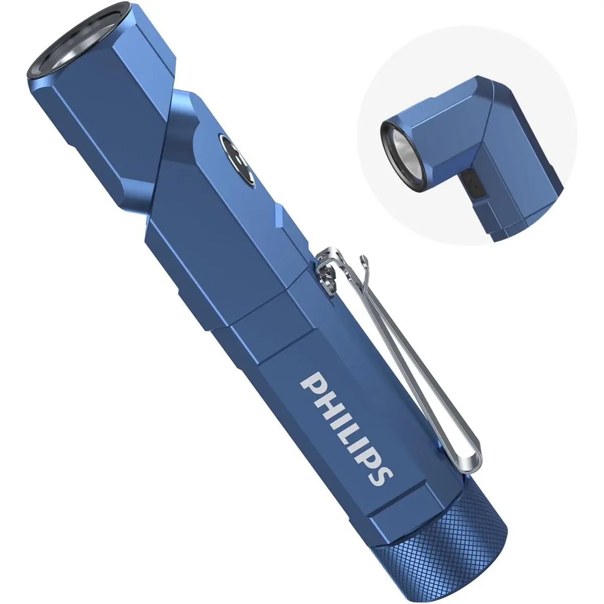 Philips Sfl5806b 1000 Lumens Compact Led Flashlight (Blue) 1