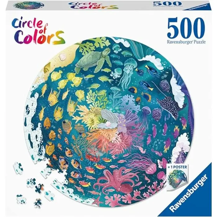 Ravensburger 500Pc Circle Of Colors - Ocean/Submarine Puzzle 1
