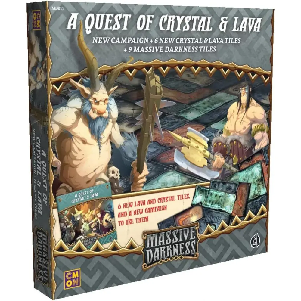 Massive Darkness A Quest Of Crystal & Lava Expansion Game 1