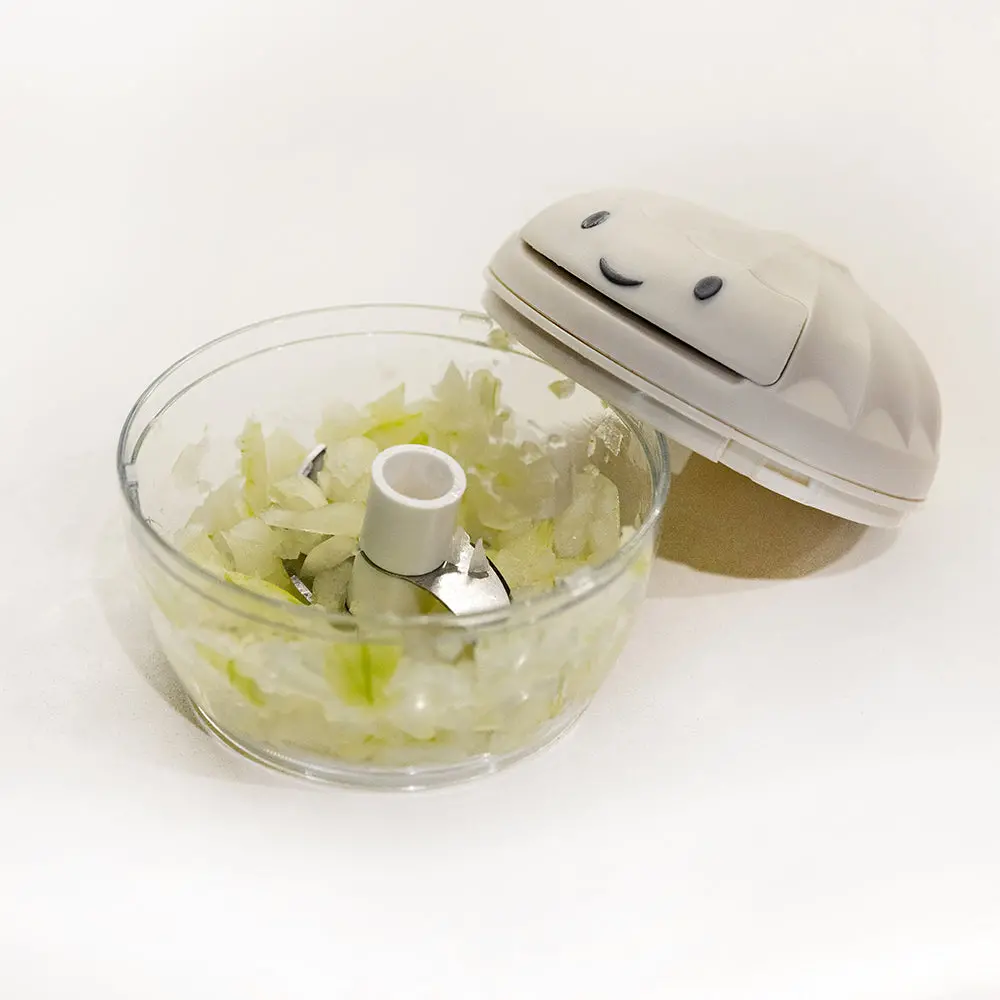 Cook Easy Food Chopper And Dicer Easy Pull Cutter (Cream) 2
