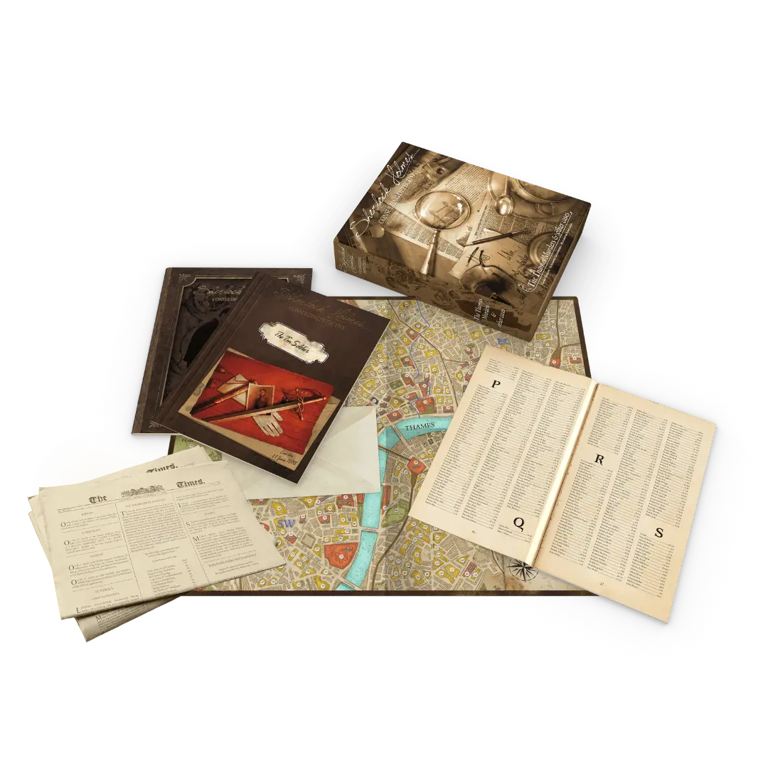 Asmodee Sherlock Holmes The Thames Murders & Other Cases Game 2