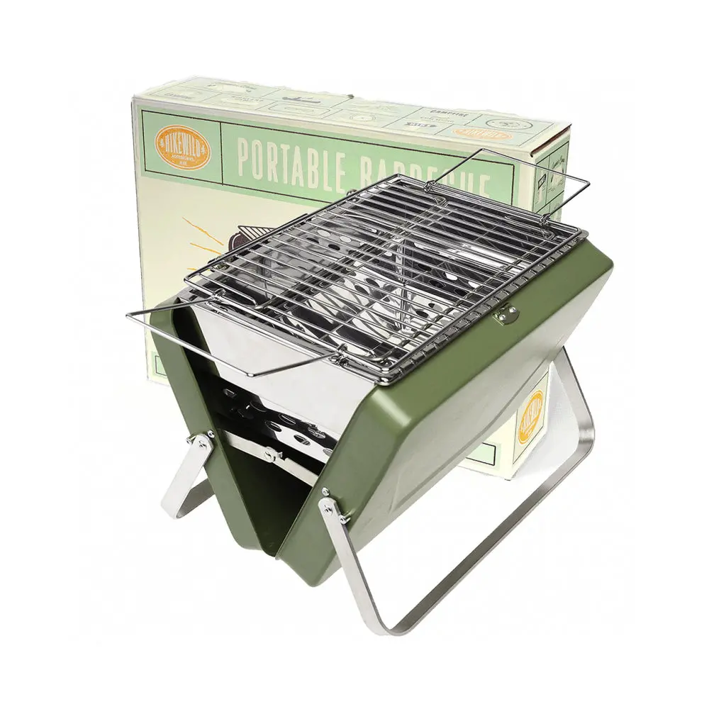 Rex London Portable Suitcase Bbq With Carry Case (Khaki) 2