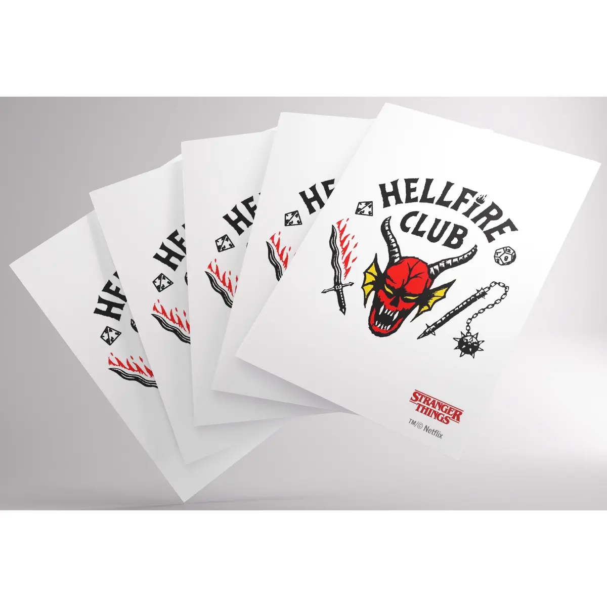 Gamegenic Stranger Things - Hellfire Club Art Sleeves Hellfire Club 2