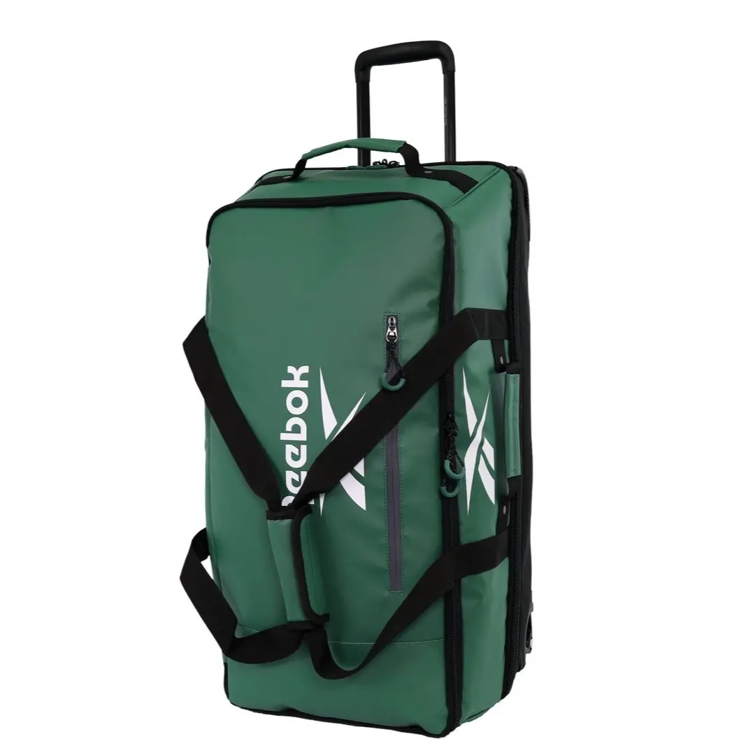 Reebok All Star 88L Leather Trolley Suitcase - Green 1