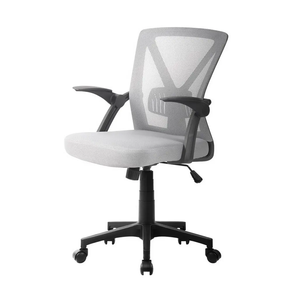 Artiss Mesh Office Chair Mid Back (Grey) 1
