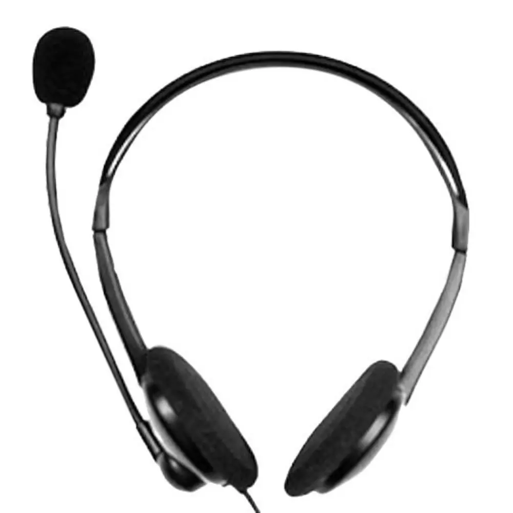 Sansai Stereo 3.5Mm Headset Headphones W/ Microphone For Computer Pc Gaming 1