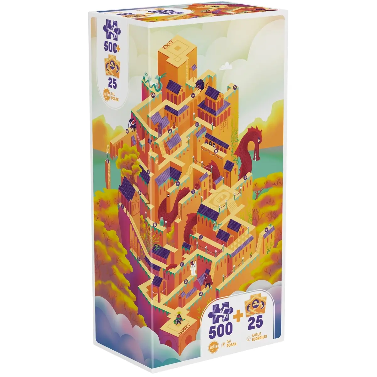 Iello Puzzle Universe Play Donjon Chateau #5 500 Pieces 1