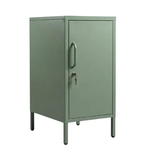 Desky Sidekick Metal Locker Cabinet - Sage / Right Opening 1